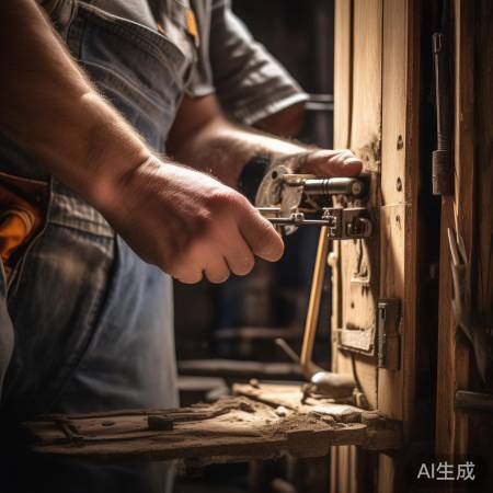 拆锁：木质用螺丝刀，钢质用扳手