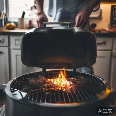 通电测试锁，似烧烤点火