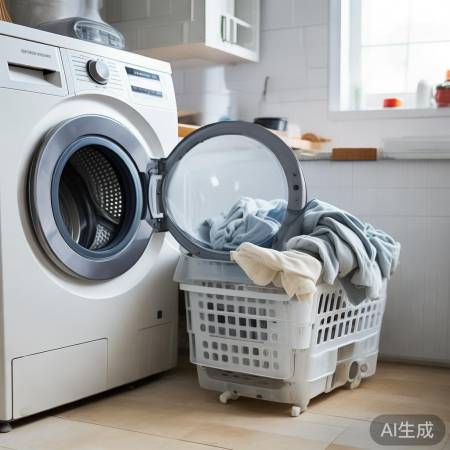 “先单独洗重油污衣物”