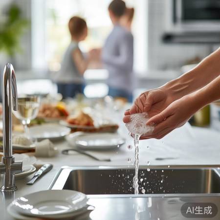 消毒柜辅助，勤洗手保健康