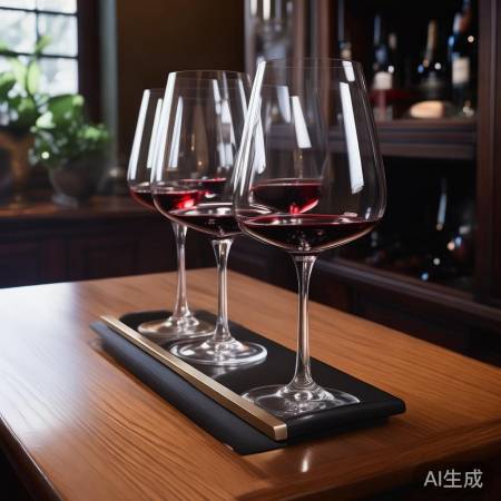 酒柜杯架，颜色搭配美