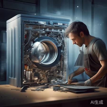 拆解博世洗衣机，学会简易维修。
