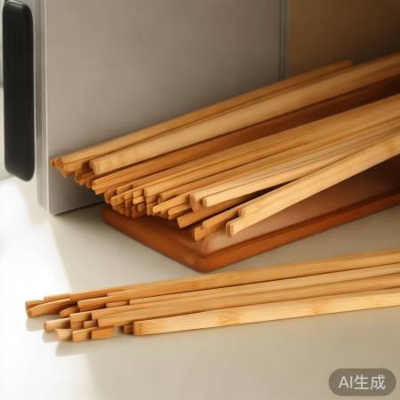 竹筷磨损勿消毒，伤筷减寿。