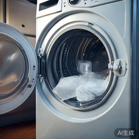 洗衣机无残留，清洗更有效。