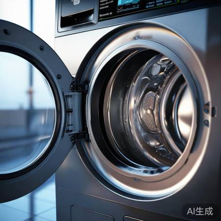 洗衣机自洁前，请清空衣物并关好