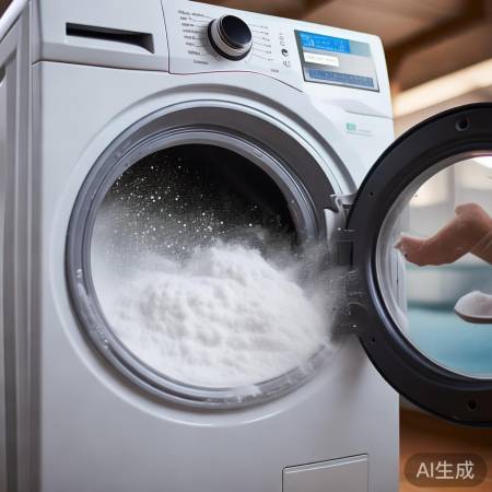 小苏打粉深度清洗洗衣机