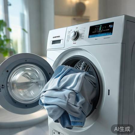 西门子洗衣机,快速洗净衣物