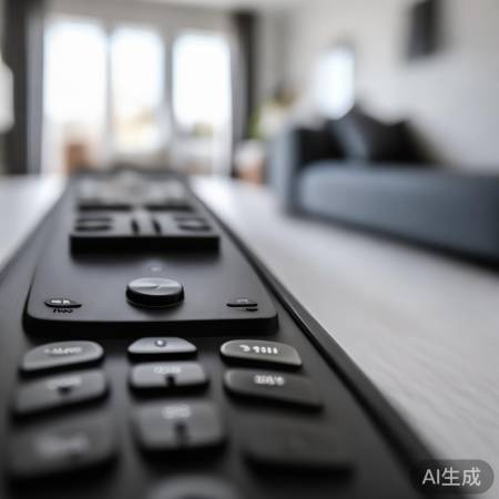 “遥控器背面凸起处是电池盖开关