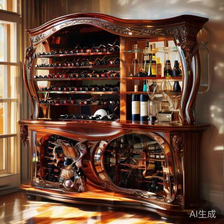 红酒架酒柜：生活艺术两相宜