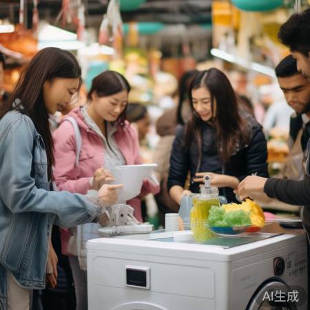 美的儿童洗衣机，专槽省心省液。