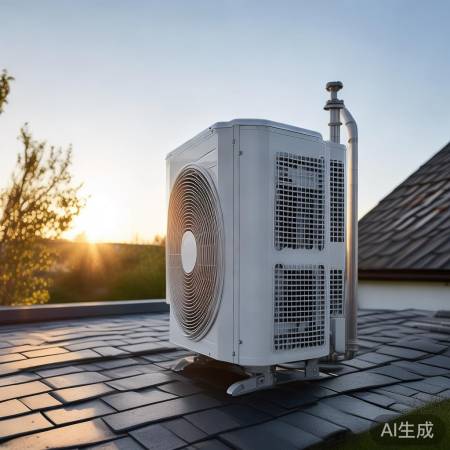 通风向阳地安装空气能热泵