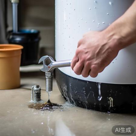 热水器底部螺丝拆卸
