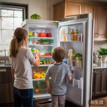 冰箱定期清理，防过期防异味