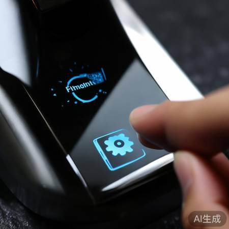 指纹锁设置：齿轮图标进入菜单