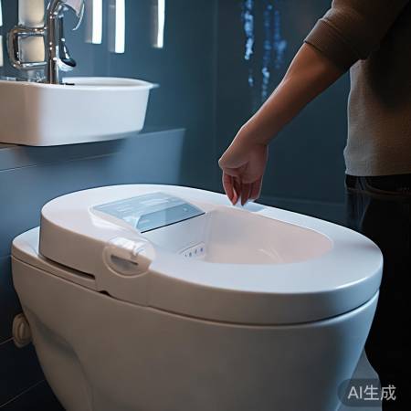 智能马桶盖：手动/自动关停阀门