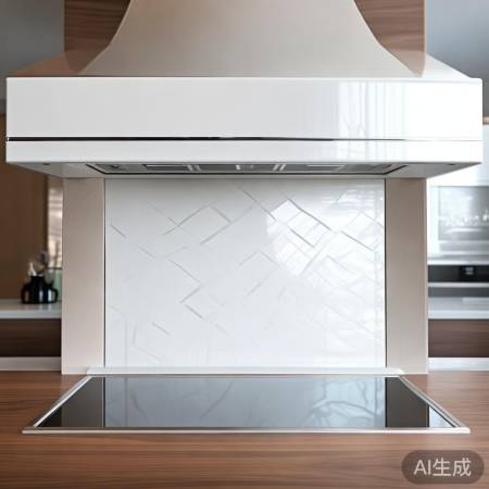 油烟机集成背板，一机两美。