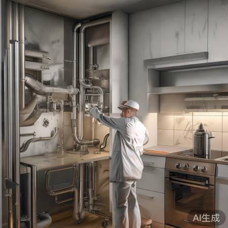 厨房安装费用，看条件与管道。