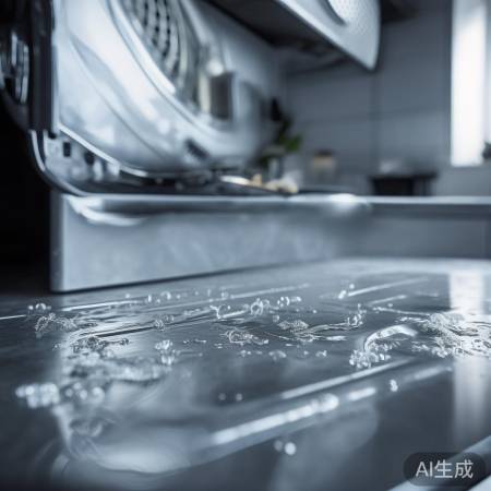 洗衣机排水口保养，节水又高效。