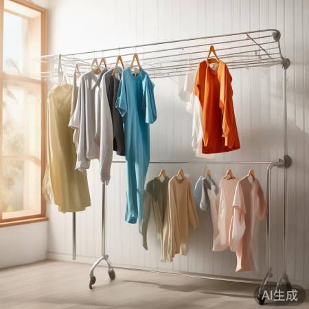 节能晾衣架，节水又舒展衣物