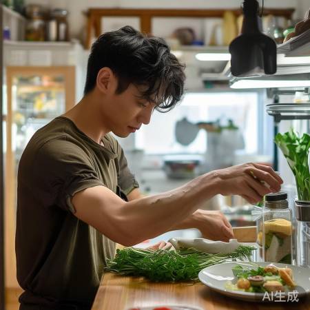 吴磊烹饪秀:美食达人精心烹制