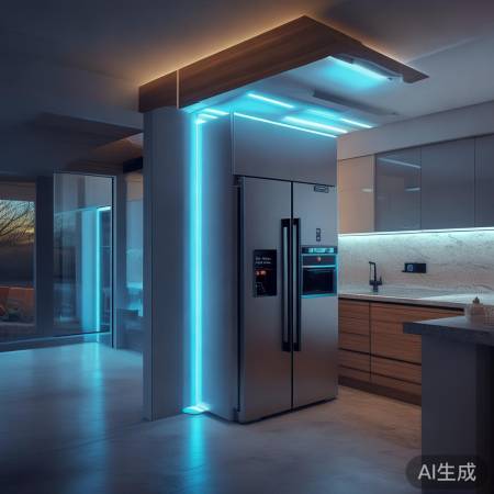 智能家居厨房，时尚便捷新体验