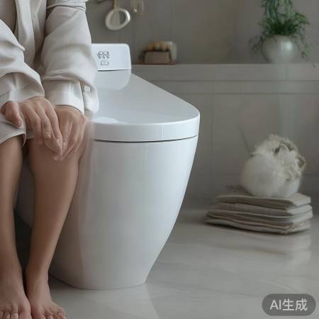 智能马桶：温水冲洗，一键开启便