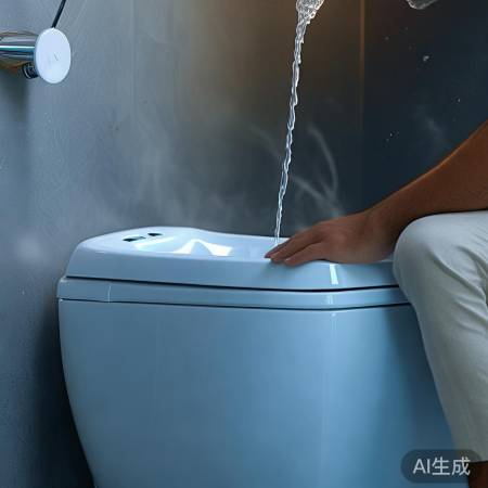 智能马桶后温水冲洗，前列腺好。