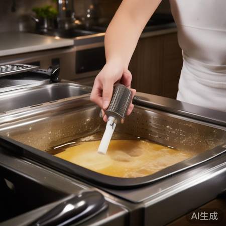 油烟机拆洗小窍门：喷清洁剂先除