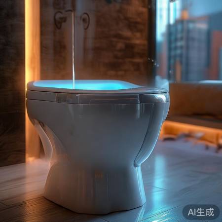 带水箱马桶，冬日冲水不尴尬