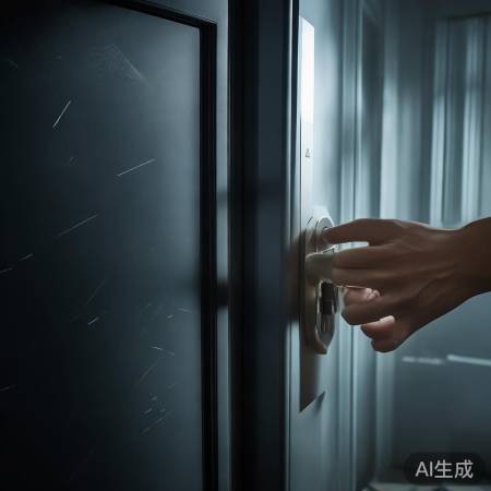 指纹锁撬后仍可用，安全存隐患。