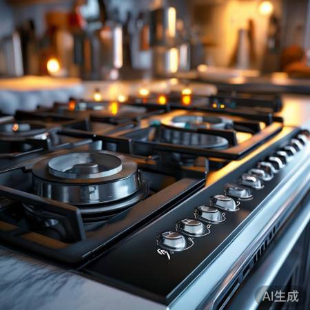“触摸式燃气灶，操作简便美观”
