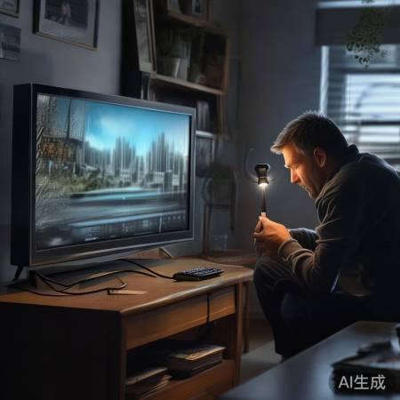 检查电源插座，确保电视开启