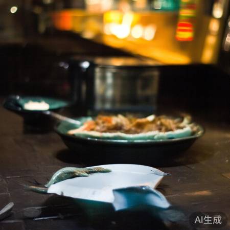 上海小区网红冰箱，食物种类多。