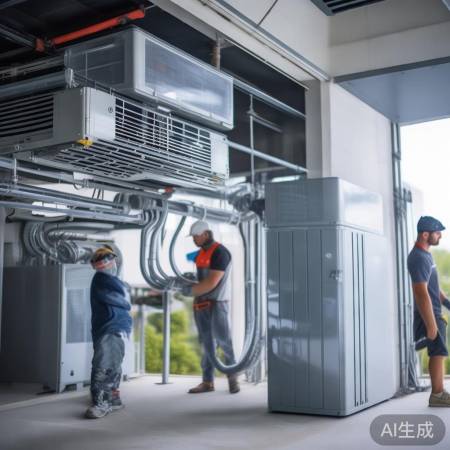 安装室内外机，管道平直，制冷更