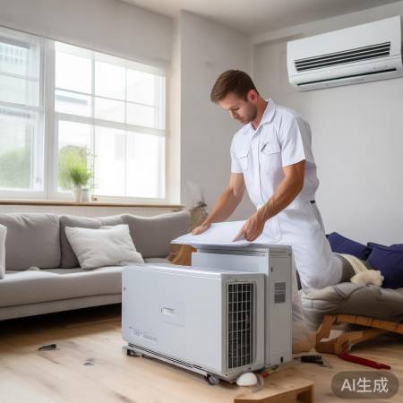 外机检查，安全安装，试机确认