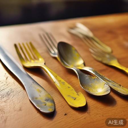 紫外线导致餐具变黄