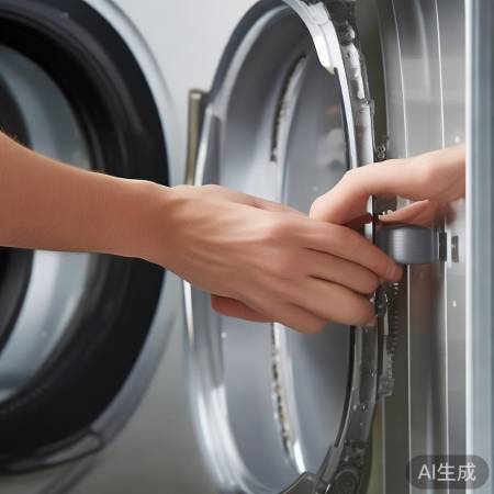 洗衣机复位，按下内部按钮。