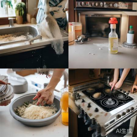 厨房小妙招，洗米水食醋清洁油烟