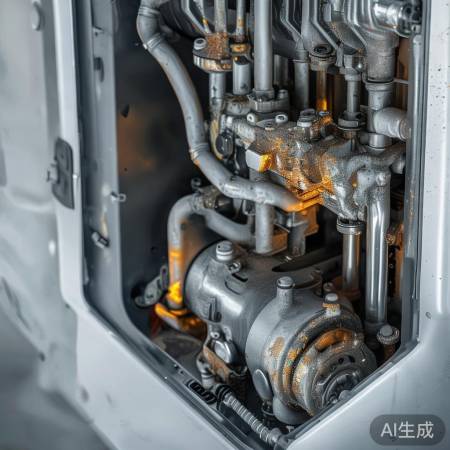壁挂炉内故障：部件损坏风压降