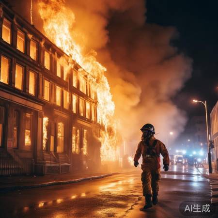 火势失控,速撤离报警