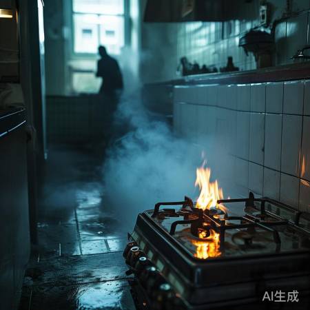 燃气泄漏，遇火爆炸风险高。