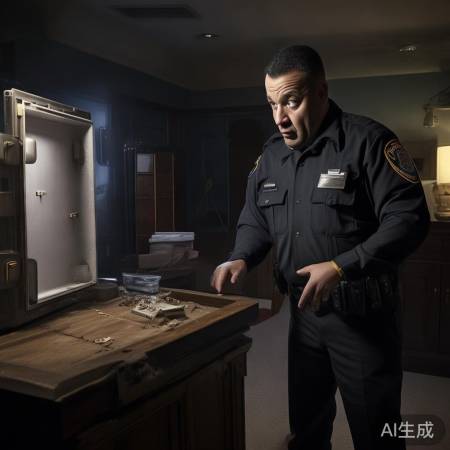警方找回被盗保险柜