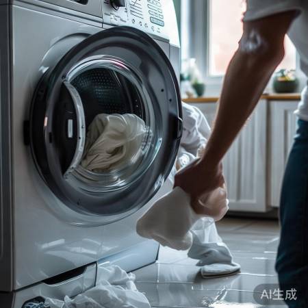 洗衣机内筒不平衡，重平衡衣物或