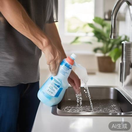专用清洁剂溶解热水器管道水垢