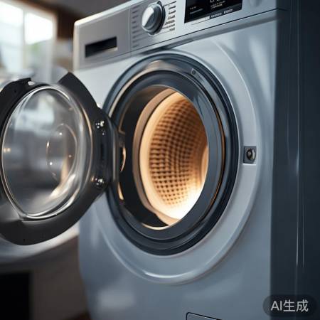 洗衣机工作，勿频繁开闭