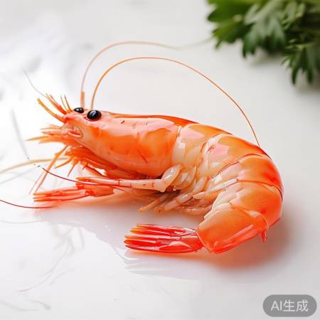 看颜色，闻气味，试口感判断虾是