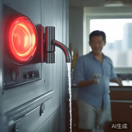 高层水压低，自检灯亮，调整水龙