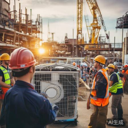 江门工地空气能维修攻略，夏凉无