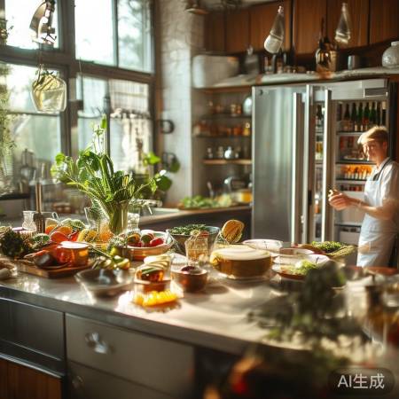 厨艺天堂,齐全厨具,明亮采光。