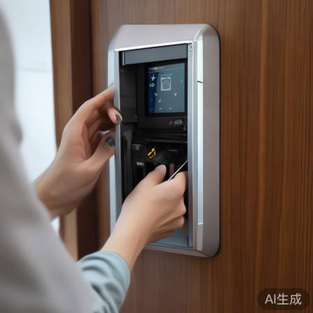 指纹锁电量低,检查电池更换